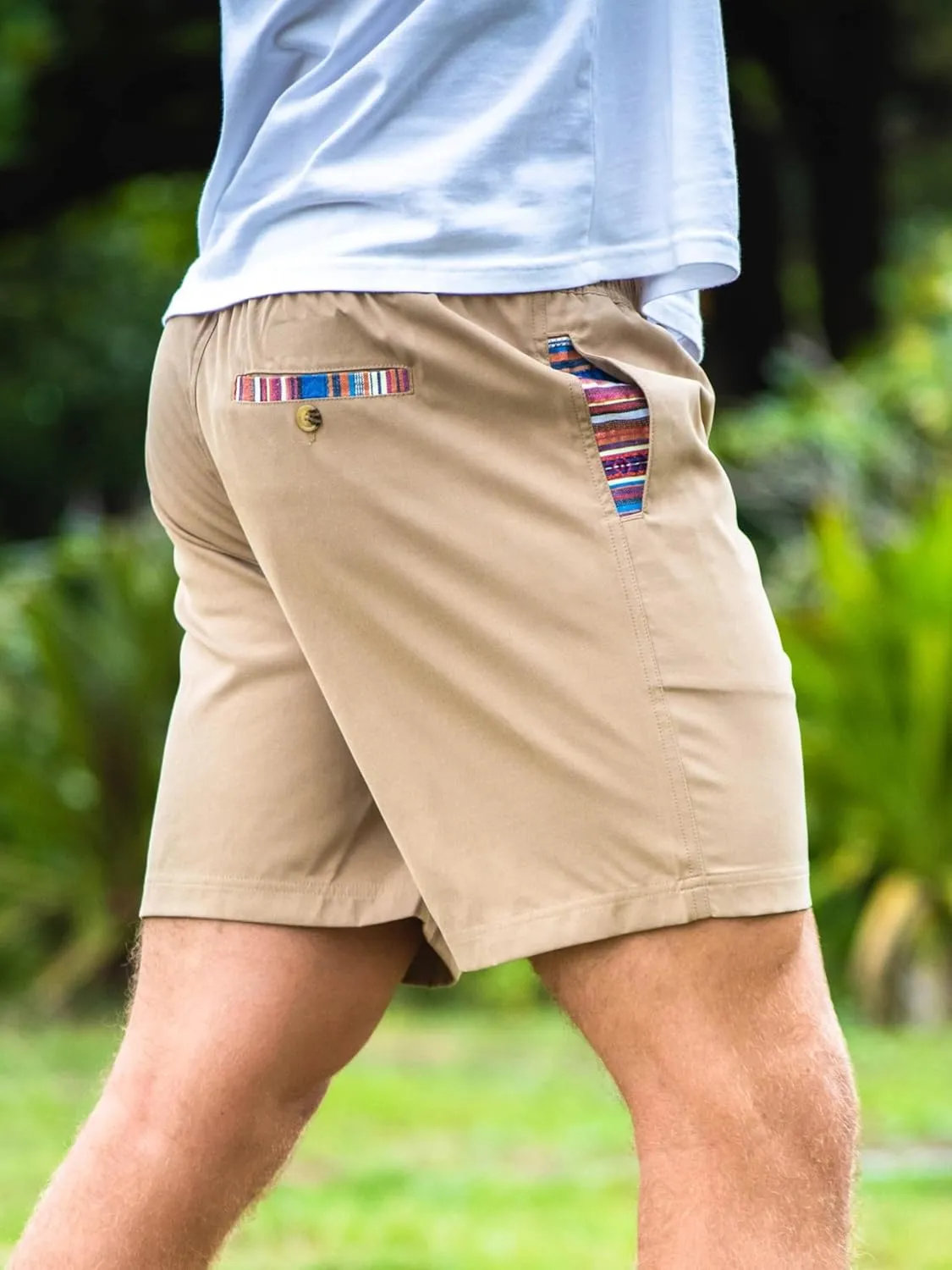 Wowie Mens Sapien 2.0 Shorts, 7 Inch Inseam