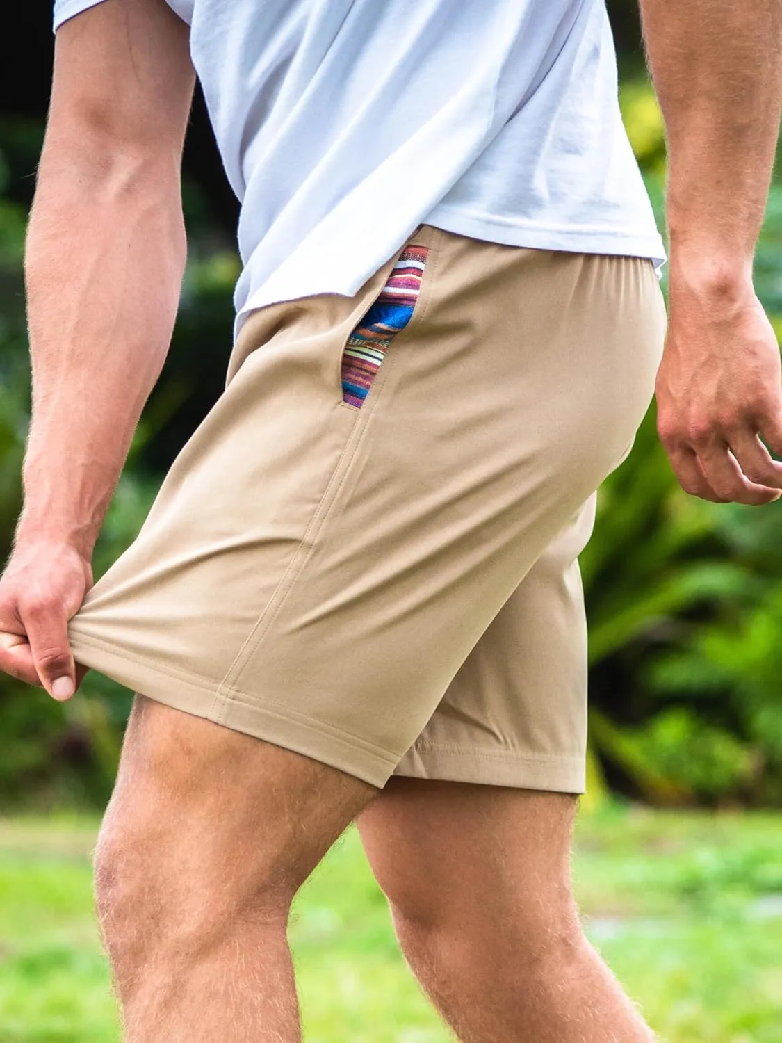 Wowie Mens Sapien 2.0 Shorts, 7 Inch Inseam