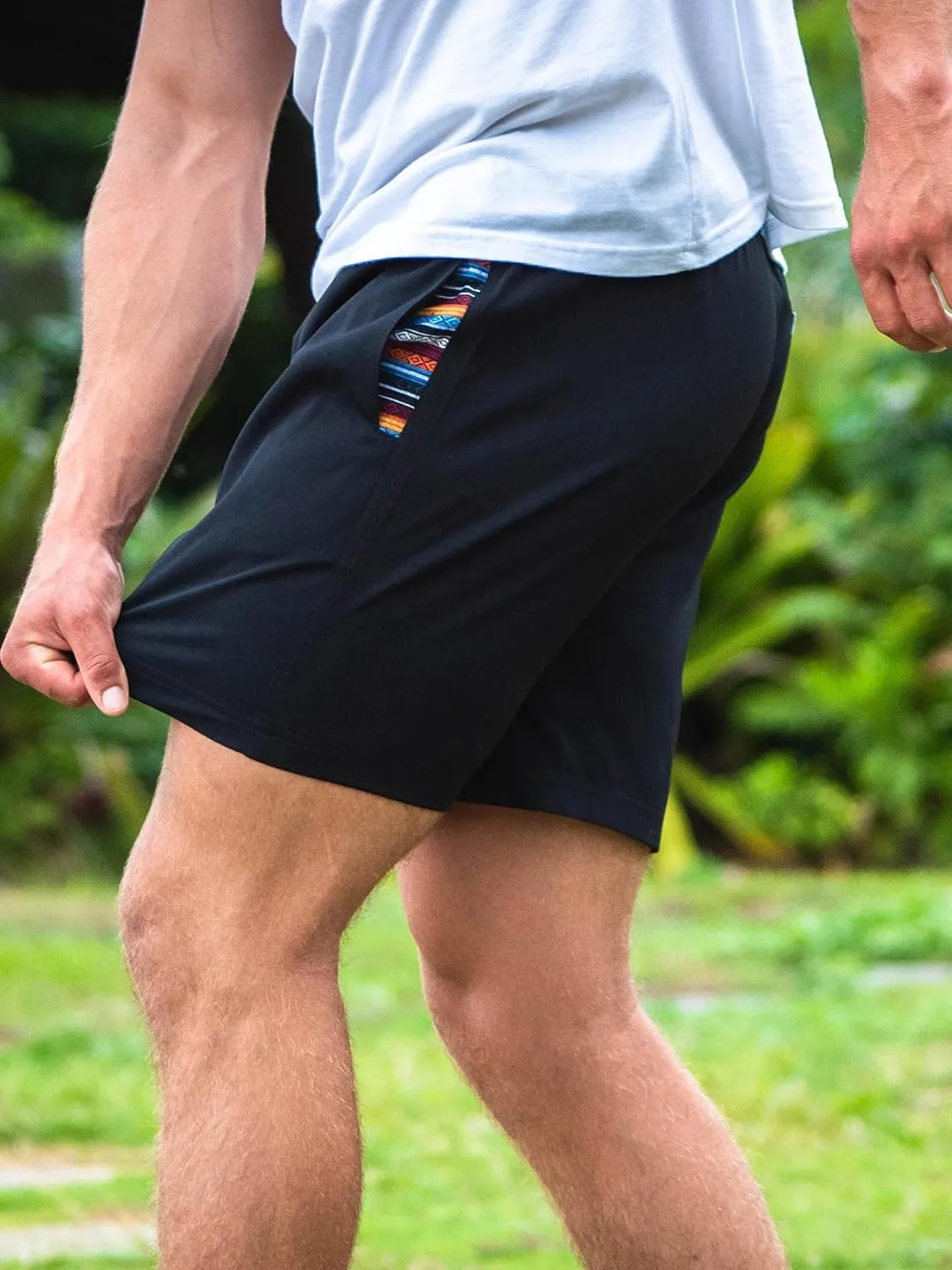 Wowie Mens Sapien 2.0 Shorts, 7 Inch Inseam