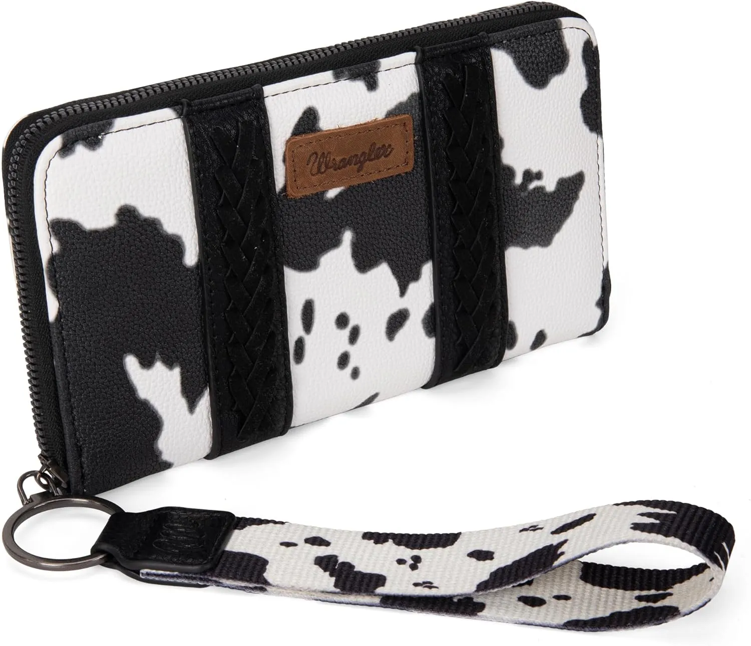 Wrangler Wallet Purse for Women Western Aztec Clutch Wristlet Wallet with Credit Card Holder