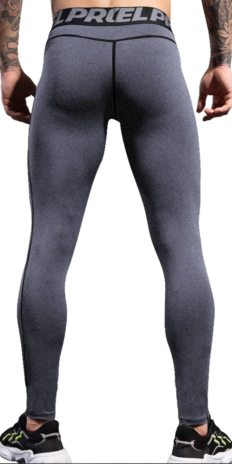 Yuerlian Men's Compression Pants Cool Dry Baselayer Tights Leggings